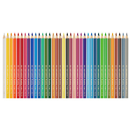 Карандаши цветные акварельные художественные KOH-I-NOOR "Mondeluz", 36 цветов, 3,8 мм, заточенные, европодвес, 3719036001KZRU