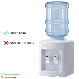 Кулер для воды AEL TK-AEL-340 v.2 белый (только нагрев)