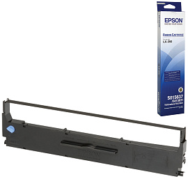 Картридж матричный Epson C13S015637BA/C13S015637 черный оригинальный