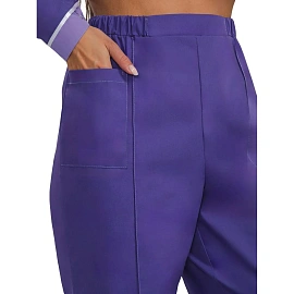 Костюм для горничных и уборщиц у09-КБР фиолетовый/светло-сиреневый (размер 56-58, рост 170-176)