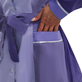 Халат для горничных и уборщиц у09-ХЛ фиолетовый/светло-сиреневый (размер 60-62, рост 158-164) фото Халат для горничных и уборщиц у09-ХЛ фиолетовый/светло-сиреневый (размер 60-62, рост 158-164)