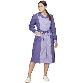 Халат для горничных и уборщиц у09-ХЛ фиолетовый/светло-сиреневый (размер 48-50, рост 170-176) фото Халат для горничных и уборщиц у09-ХЛ фиолетовый/светло-сиреневый (размер 48-50, рост 170-176)