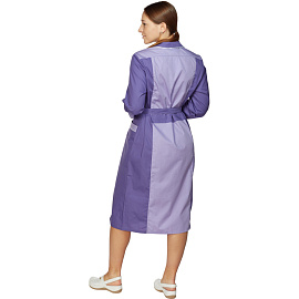 Халат для горничных и уборщиц у09-ХЛ фиолетовый/светло-сиреневый (размер 52-54, рост 170-176) фото Халат для горничных и уборщиц у09-ХЛ фиолетовый/светло-сиреневый (размер 52-54, рост 170-176)