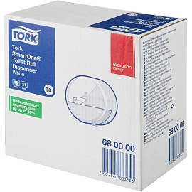Диспенсер для туалетной бумаги в рулонах Торк (Tork) SmartOne Elevation Т8 680000 пластиковый белый