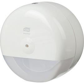 Диспенсер для туалетной бумаги рулонный Торк (Tork) SmartOne T9 белый (681000) фото Диспенсер для туалетной бумаги рулонный Торк (Tork) SmartOne T9 белый (681000)