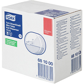 Диспенсер для туалетной бумаги рулонный Торк (Tork) SmartOne T9 белый (681000) фото Диспенсер для туалетной бумаги рулонный Торк (Tork) SmartOne T9 белый (681000)