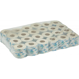 Бумага туалетная Островская 1-слойная серая (24 рулона в упаковке)