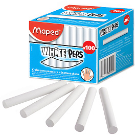 Мел школьный белый Maped White