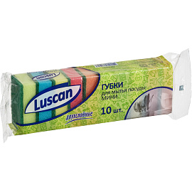 Губка для посуды Luscan Мини поролон 8x5 см с абразивным слоем (10 штук в упаковке) фото Губка для посуды Luscan Мини поролон 8x5 см с абразивным слоем (10 штук в упаковке)