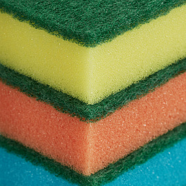 Губка для посуды Luscan Мини поролон 8x5 см с абразивным слоем (10 штук в упаковке) фото Губка для посуды Luscan Мини поролон 8x5 см с абразивным слоем (10 штук в упаковке)