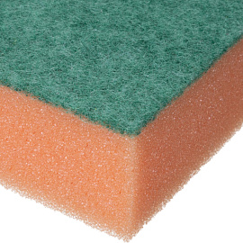 Губка для посуды Luscan Макси поролон 9.5x6.5 см с абразивным слоем (5 штук в упаковке) фото Губка для посуды Luscan Макси поролон 9.5x6.5 см с абразивным слоем (5 штук в упаковке)