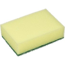 Губка для посуды Luscan Макси поролон 9.5x6.5 см с абразивным слоем (5 штук в упаковке) фото Губка для посуды Luscan Макси поролон 9.5x6.5 см с абразивным слоем (5 штук в упаковке)