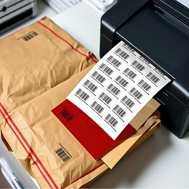 Этикетки самоклеящиеся  адресные,прозр.63.5х38.1мм. А4 25л/уп