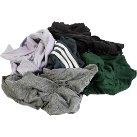 Ветошь трикотажная цветная 10 кг (размер лоскута 40x60 см)