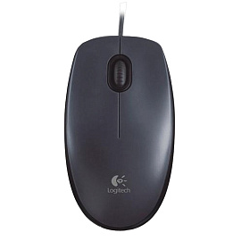 Мышь проводная Logitech M90 черная (910-001794/910-001793)