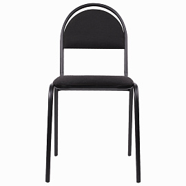 Стул для посетителей РС00М, черный каркас, ткань черная фото Стул для посетителей РС00М, черный каркас, ткань черная