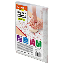 Коврик силиконовый для раскатки/запекания 30х40 см, красный, DASWERK (ДАСВЕРК), 608424 фото Коврик силиконовый для раскатки/запекания 30х40 см, красный, DASWERK (ДАСВЕРК), 608424