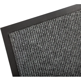 Коврик входной влаговпитывающий ворсовый Комфорт 40х60 см серый