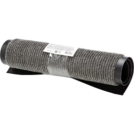 Коврик входной влаговпитывающий ворсовый Комфорт 40х60 см серый