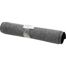 Коврик входной влаговпитывающий ворсовый Комфорт 60х90 см серый