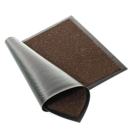 Коврик входной (придверный) Комфорт ворсовый влаго-грязезащитный 60x90 см коричневый