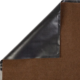 Коврик входной влаговпитывающий ворсовый Комфорт 90х150 см коричневый