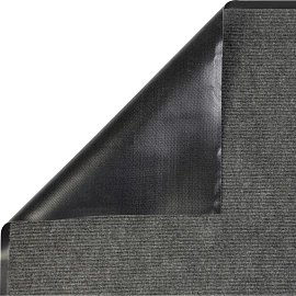 Коврик входной влаговпитывающий ворсовый Комфорт 120х180 см серый