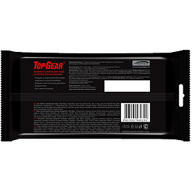 Салфетки влажные для салона автомобиля Top Gear №30 (30 штук в упаковке, 48039)