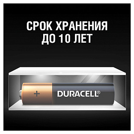 Батарейка AAA мизинчиковая Duracell Basic (12 штук в упаковке)