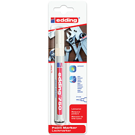 Маркер промышленный лаковый Edding E-750/49 белый 2-4 мм