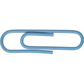 Скрепки канцелярские 28 мм Attache металлические с полимерным покрытием овальные (100 штук в упаковке)