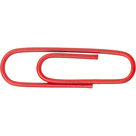 Скрепки канцелярские 28 мм Attache металлические с полимерным покрытием овальные (100 штук в упаковке)