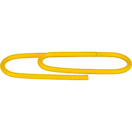 Скрепки канцелярские 28 мм Attache металлические с полимерным покрытием овальные (100 штук в упаковке)