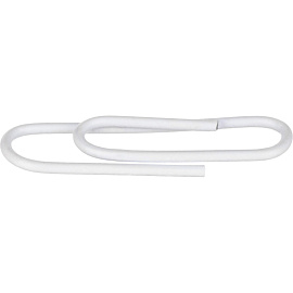 Скрепки канцелярские 28 мм Attache металлические с полимерным покрытием овальные (100 штук в упаковке)