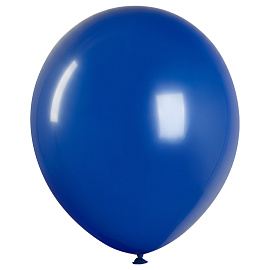 Воздушные шары, 50шт., М12/30см, MESHU, пастель, синий