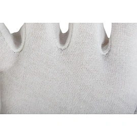 Перчатки рабочие защитные Manipula Specialist Атом MG-103 хлопковые белые (размер 10 (XL), 12 пар в упаковке)