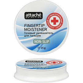 Подушка для смачивания пальцев гелевая Attache Selection с усиленным антибактериальным эффектом 25 г