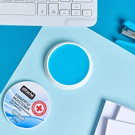 Подушка для смачивания пальцев гелевая Attache Selection с усиленным антибактериальным эффектом 25 г