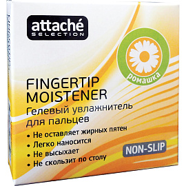Подушка для смачивания пальцев гелевая Attache Selection ромашка 25 г