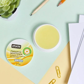 Подушка для смачивания пальцев гелевая Attache Selection ромашка 25 г