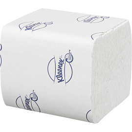 Бумага туалетная листовая Kimberly-Clark Kleenex 2-слойная белая 36 пачек по 200 листов (8408)