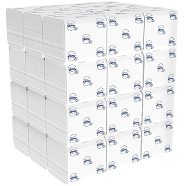 Бумага туалетная листовая Kimberly-Clark Kleenex 2-слойная белая 36 пачек по 200 листов (8408)