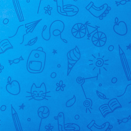 Настольное покрытие ЮНЛАНДИЯ для труда и творческих занятий, ПВХ, "БИГФУТ", 50х70 см, 662458