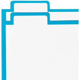 Разделитель для картотеки трудовых книжек горизонтальный картонный (145х115 мм, 10 штук в упаковке)