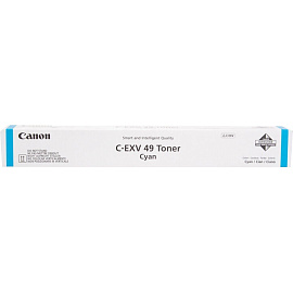 Картридж лазерный Canon C-EXV49 8525B002 голубой оригинальный