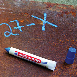 Маркер промышленный Edding E-950/5 жёлтый 3-10 мм