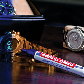 Маркер промышленный Edding E 8280 для невидимой маркировки прозрачный (1.5-3 мм)