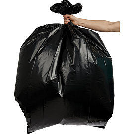 Мешки для мусора Концепция быта 360 л черные (ПВД 60 мкм, 10 штук)