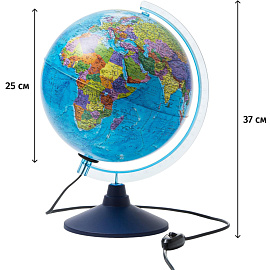 Глобус Globen Классик Евро политический 25 см с подсветкой