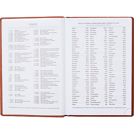 Ежедневник недатированный Attache Вива искусственная кожа А5 176 листов коричневый